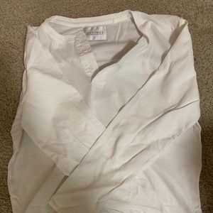 Mens Long Sleeve Henley Shirt from Europe (Small)
